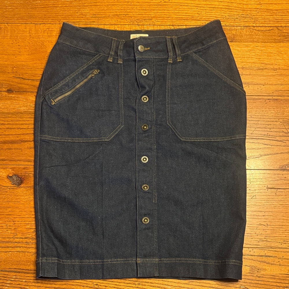 Royal Robbins Dark Blue Pencil Skirt